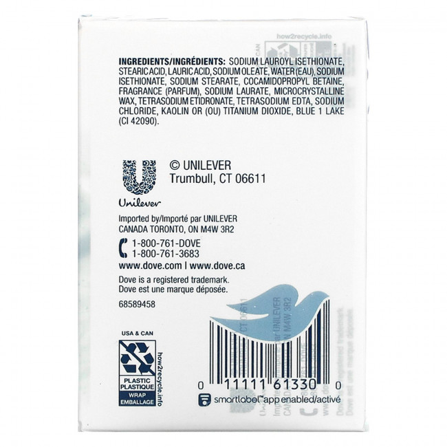 Dove, Косметическое мыло «Нежное отшелушивание», 4 шт. по 113 г Dove, Косметическое мыло «Нежное отшелушивание», 4 шт. по 113 г