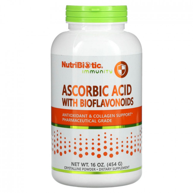 NutriBiotic, Immunity, аскорбиновая кислота с биофлавоноидами, 454 г (16 унций) NutriBiotic, Immunity, аскорбиновая кислота с биофлавоноидами, 454 г (16 унций)