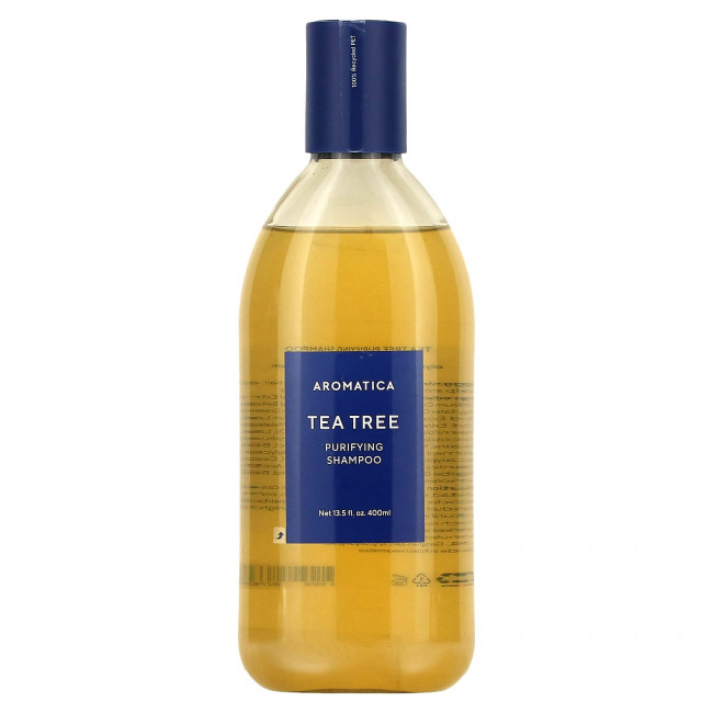 Aromatica, Очищающий шампунь с чайным деревом, 400 мл (13,5 жидк. Унции) Aromatica, Очищающий шампунь с чайным деревом, 400 мл (13,5 жидк. Унции)