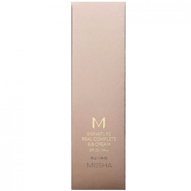 Missha, M Signature Real Complete, BB-крем, № 21, светлый розово-бежевый, SPF 25/PA ++, 45 г (1,58 унции) Missha, M Signature Real Complete, BB-крем, № 21, светлый розово-бежевый, SPF 25/PA ++, 45 г (1,58 унции)