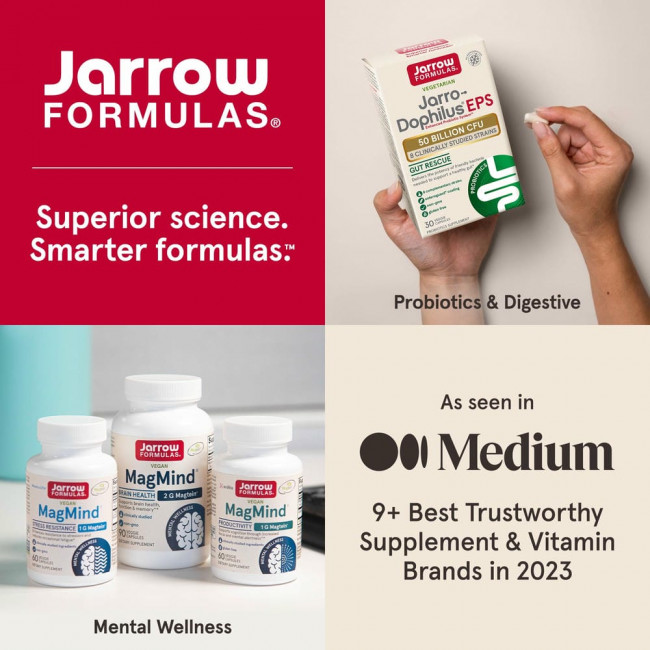 Jarrow Formulas, Метилфолат, 400 мкг, 60 растительных капсул Jarrow Formulas, Метилфолат, 400 мкг, 60 растительных капсул
