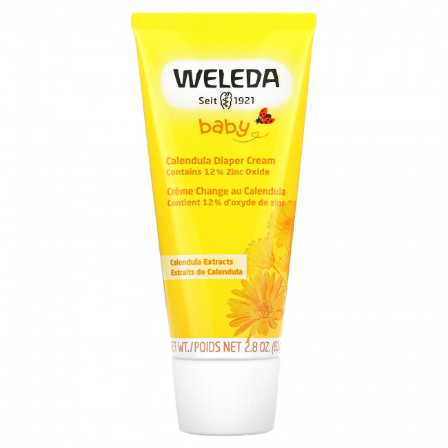 Weleda, Baby, крем с календулой от опрелостей, с экстрактами календулы, 81 г (2,9 унции) Weleda, Baby, крем с календулой от опрелостей, с экстрактами календулы, 81 г (2,9 унции)