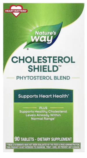 Nature's Way, Cholesterol Shield, 90 таблеток