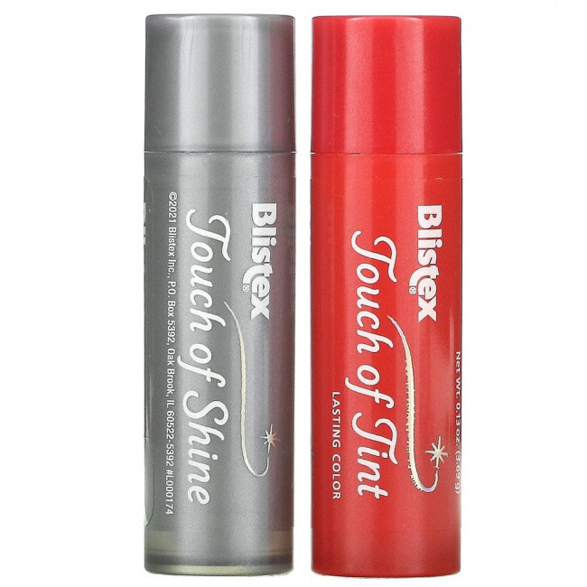 Blistex, Lip Expressions, Увлажняющий крем для губ, блеск / оттенок, 2 палочки, 0,13 унции (3,69 г) каждая Blistex, Lip Expressions, Увлажняющий крем для губ, блеск / оттенок, 2 палочки, 0,13 унции (3,69 г) каждая