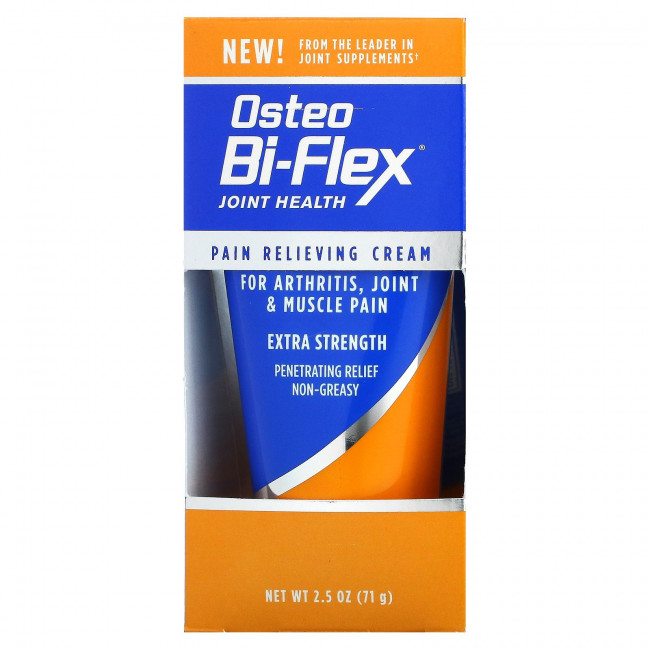 Osteo Bi-Flex, здоровье суставов, обезболивающий крем, 71 г (2,5 унции) Osteo Bi-Flex, здоровье суставов, обезболивающий крем, 71 г (2,5 унции)