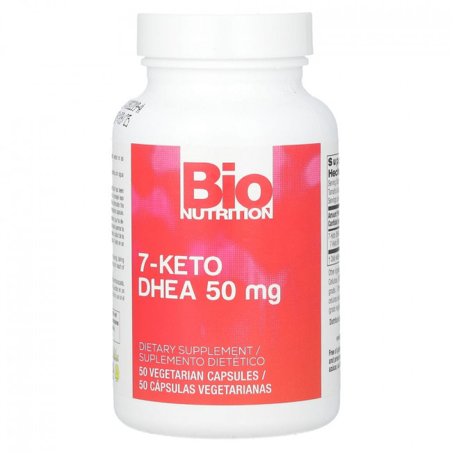 Bio Nutrition, 7-Keto, DHEA, 50 mg, 50 Vegetarian Capsules