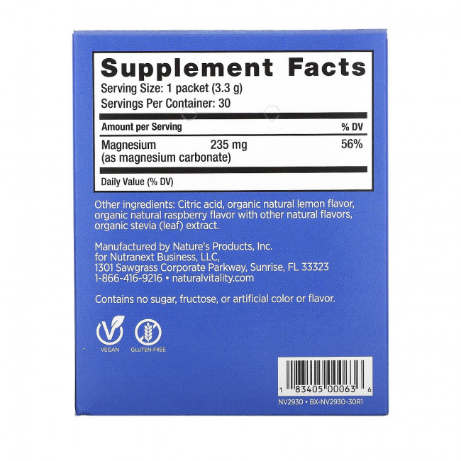 Natural Vitality, CALM, The Anti-Stress Drink Mix, Raspberry-Lemon Flavor, 30 Single Serving Packs, 0.12 oz (3.3 g) Natural Vitality, CALM, The Anti-Stress Drink Mix, Raspberry-Lemon Flavor, 30 Single Serving Packs, 0.12 oz (3.3 g)