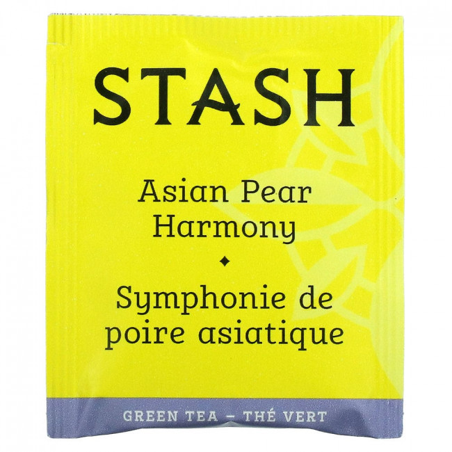 Stash Tea, зеленый чай, азиатская груша, 18 чайных пакетиков, 34 г (1,1 унции) Stash Tea, зеленый чай, азиатская груша, 18 чайных пакетиков, 34 г (1,1 унции)