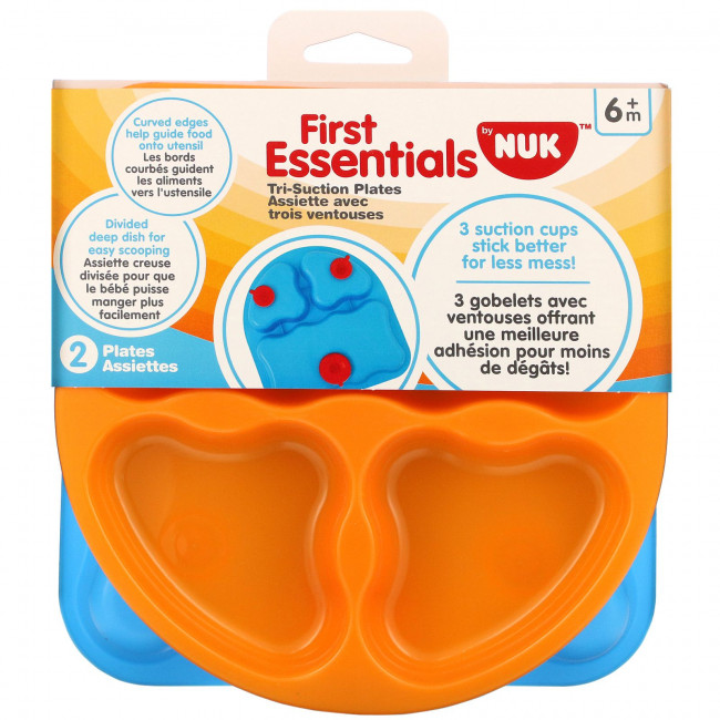 NUK, First Essentials, таблетки для тройного всасывания, для детей от 6 месяцев, 2 таблетки