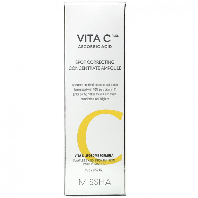 Missha, Vita C Plus, концентрат для коррекции пятен, 15 г (0,52 унции)