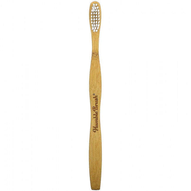 The Humble Co., Humble Brush, для взрослых, мягкая, белая, 1 зубная щетка