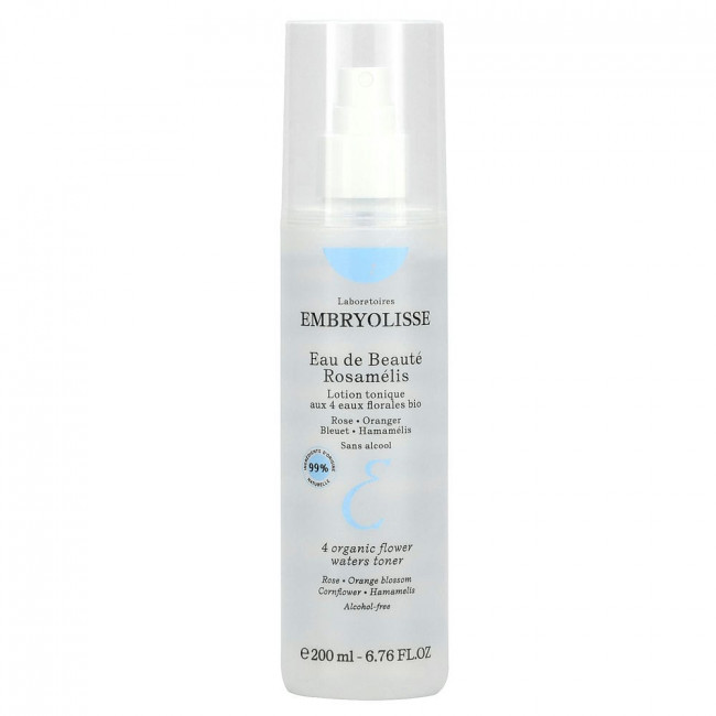 Embryolisse, 4 Organic Flower Waters Toner, Alcohol Free, 6.76 fl oz (200 ml)
