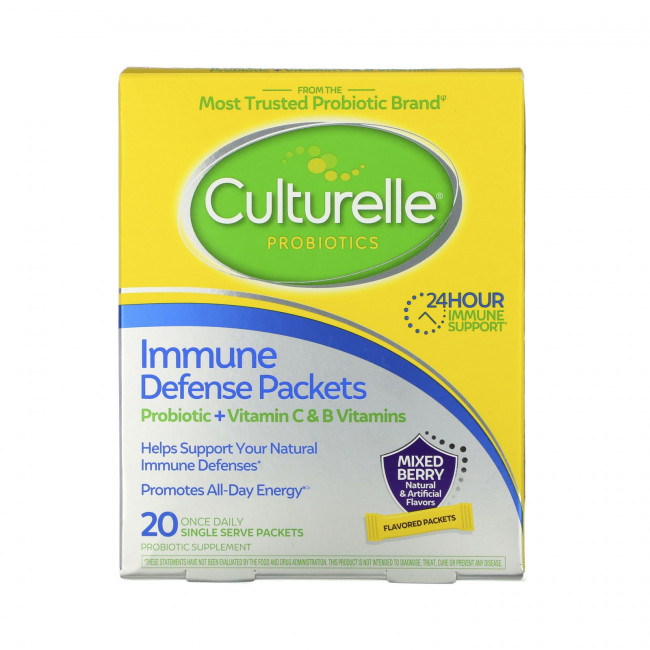 Culturelle, Probiotics, Immune Defense Packets, Mixed Berry Flavor, 20 Once Daily Single Serve Packets Culturelle, Probiotics, Immune Defense Packets, Mixed Berry Flavor, 20 Once Daily Single Serve Packets