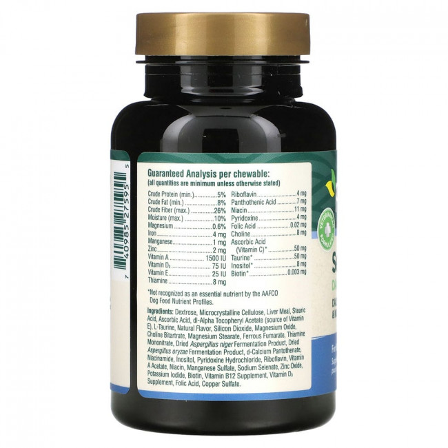 petnc NATURAL CARE, Натуральный уход за домашними животными, многодневная формула для взрослых собак, для взрослых собак, со вкусом печенки, 60 жевательных таблеток petnc NATURAL CARE, Натуральный уход за домашними животными, многодневная формула для взрослых собак, для взрослых собак, со вкусом печенки, 60 жевательных таблеток