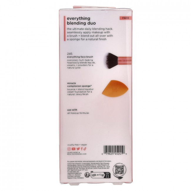 Real Techniques, Everything Blending Duo, Face, 2 Piece Set Real Techniques, Everything Blending Duo, Face, 2 Piece Set