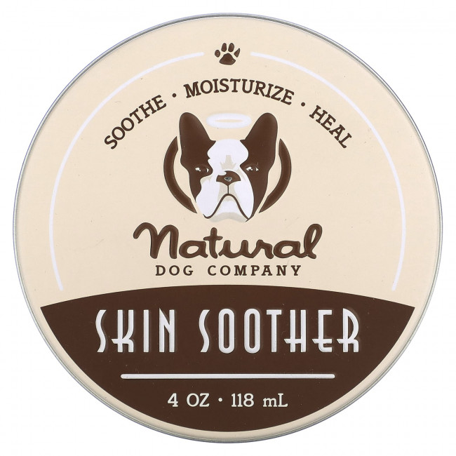 Natural Dog Company, Успокаивающее средство для кожи, 118 мл (4 унции) Natural Dog Company, Успокаивающее средство для кожи, 118 мл (4 унции)