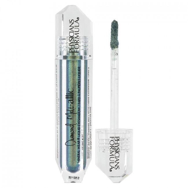 Physicians Formula, Mineral Wear, жидкие тени для век Diamond Melt-Allic, золотистый изумруд, 2,8 мл (0,09 жидк. унции)