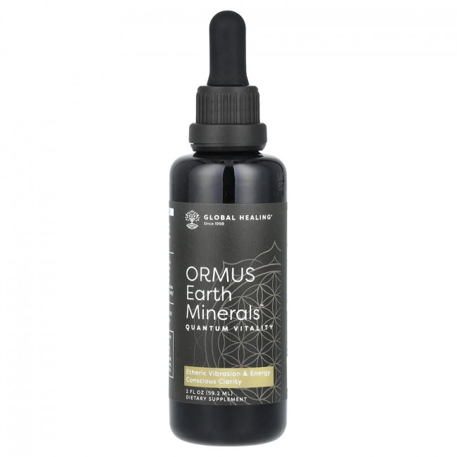 Global Healing, ORMUS Earth Minerals, 2 жидких унции (59,2 мл)