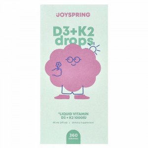 JoySpring, Витамин D для детей, 60 мл (2 жидк. Унции)