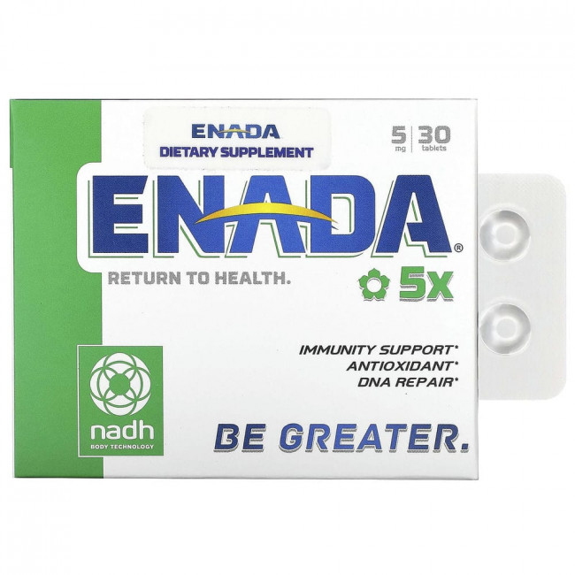 ENADA, 5x, 5 мг, 30 таблеток ENADA, 5x, 5 мг, 30 таблеток