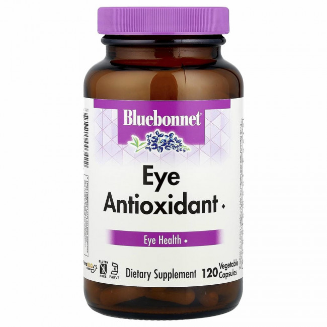 Bluebonnet Nutrition, Антиоксидант для глаз, 120 растительных капсул