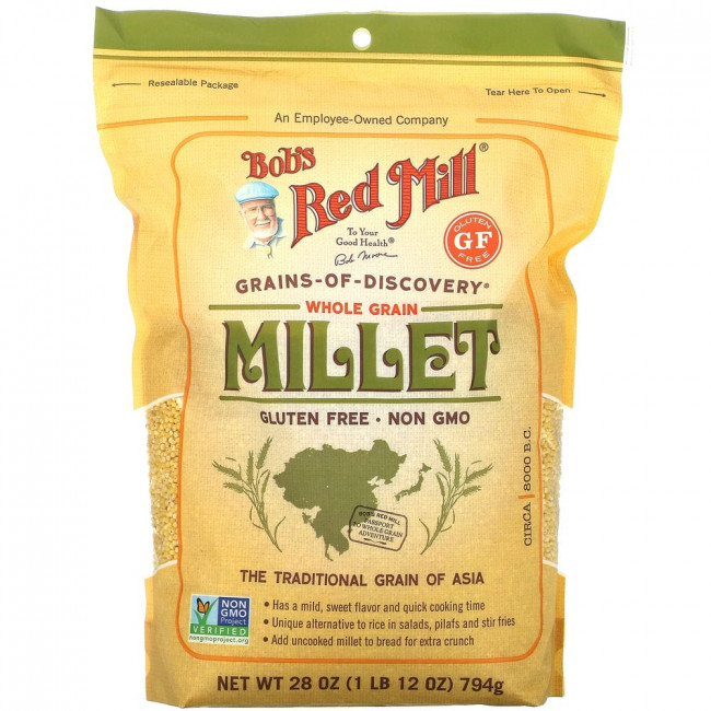 Bob's Red Mill, Millet, Whole Grain, 28 oz (794 g)