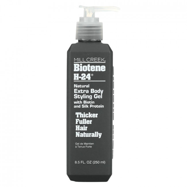 Mill Creek Botanicals, Biotene H-24, Extra Body Styling Gel, 8.5 fl oz (250 ml) (Снят с производства)