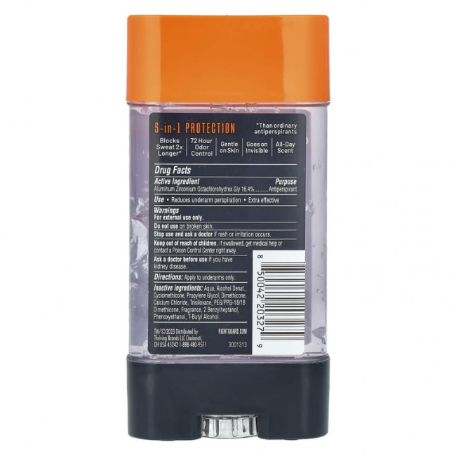 Right Guard, Xtreme Defense, дезодорант-антиперспирант, Forest Spring, 113 г (4 унции)