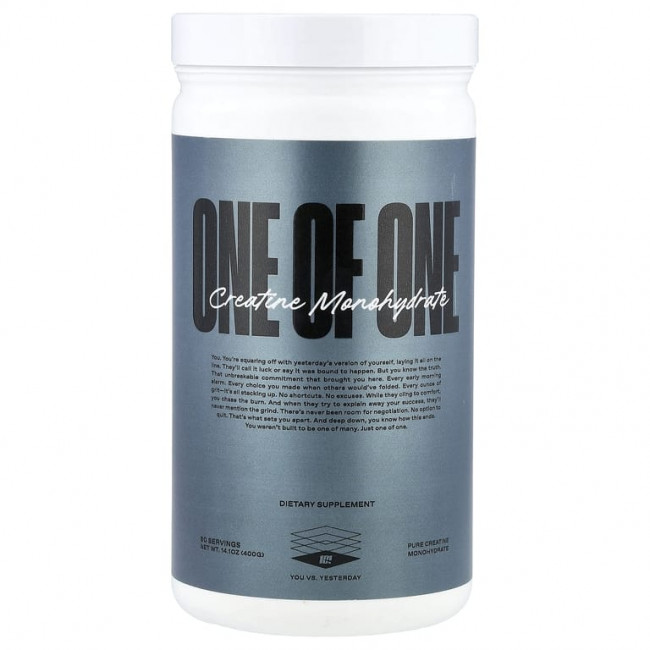 ONE OF ONE, моногидрат креатина, 400 г (14,1 унции)