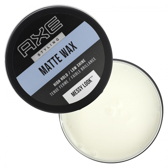 Axe, Матовый воск для укладки, высокая фиксация, слабый блеск, 75 г (2,64 унции) Axe, Матовый воск для укладки, высокая фиксация, слабый блеск, 75 г (2,64 унции)
