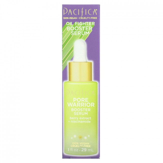 Pacifica, Pore Warrior Booster, сыворотка для сужения пор, 29 мл (1 жидк. унция) Pacifica, Pore Warrior Booster, сыворотка для сужения пор, 29 мл (1 жидк. унция)