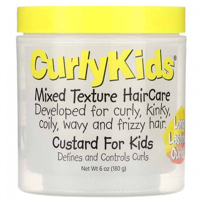 CurlyKids, Уход за волосами смешанной текстуры, заварной крем для детей, 180 г (6 унций) CurlyKids, Уход за волосами смешанной текстуры, заварной крем для детей, 180 г (6 унций)