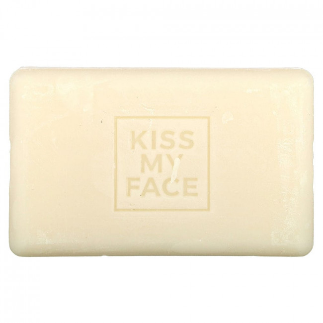 Kiss My Face, укрепляющий шампунь и кондиционер для волос 2 в 1, для сухих и поврежденных волос, масло монои и масло ши, 1 мыло, 113 г (4 унции)