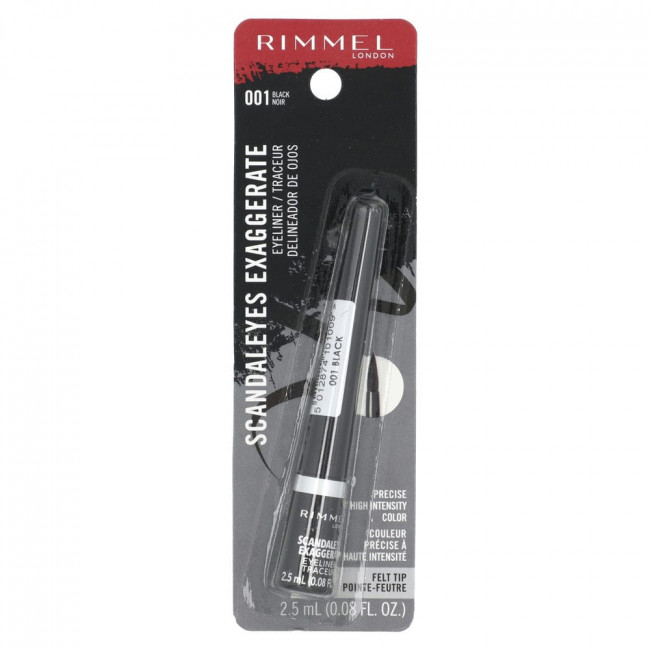 Rimmel London, Skindaleyes, подводка для глаз, 001 черный, 2,5 мл (0,08 жидк. унции)