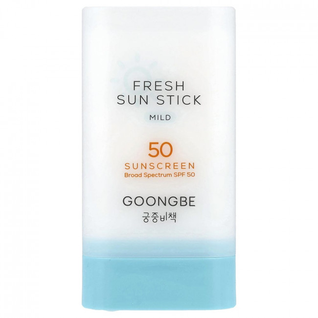 Goongbe, Fresh Sun Stick Sunscreen, Mild, SPF 50, 0.81 oz (23 g)
