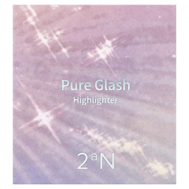 2aN, хайлайтер Pure Glash, ND01 Shell, 2,7 г