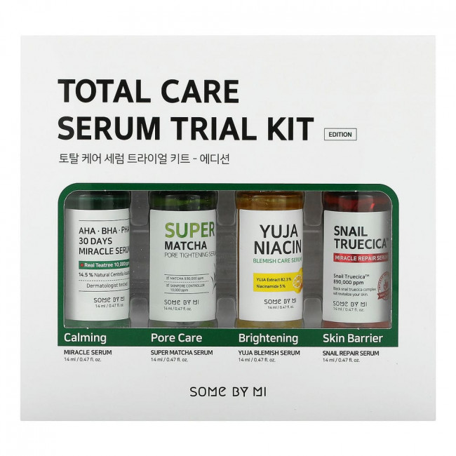 Some By Mi, Пробный набор сывороток Total Care, набор из 4 предметов