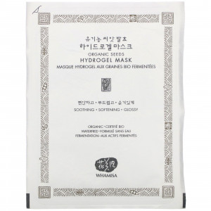 Whamisa, органические семена, гидрогелевая маска, 1 шт.