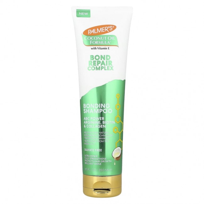 Palmer's, Coconut Oil Formula® с витамином Е, комплекс для восстановления связок, шампунь для укрепления волос, 250 мл (8,5 унции) Palmer's, Coconut Oil Formula® с витамином Е, комплекс для восстановления связок, шампунь для укрепления волос, 250 мл (8,5 унции)