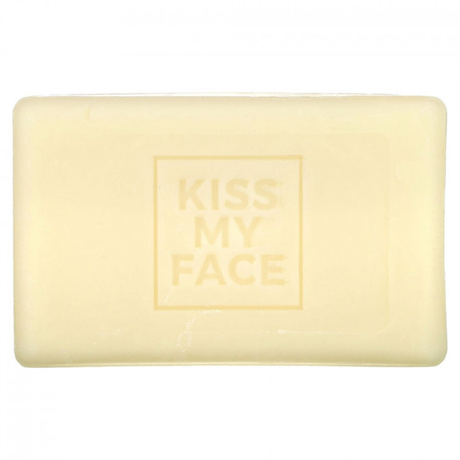 Kiss My Face, кусковое мыло с козьим молоком, роза и магнолия, 142 г (5 унций)
