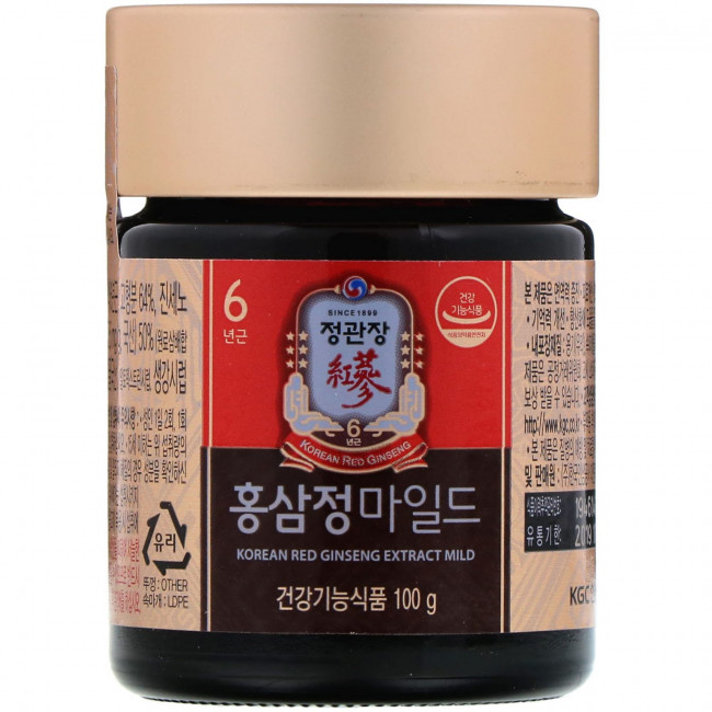Cheong Kwan Jang, Мягкий экстракт корейского красного женьшеня, 100 г Cheong Kwan Jang, Мягкий экстракт корейского красного женьшеня, 100 г