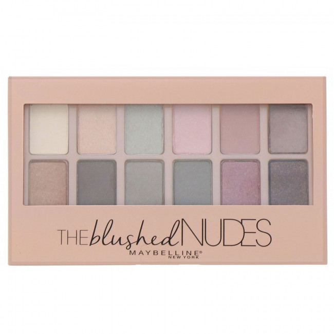 Maybelline, Палетка теней The Blushed Nudes, 9,6 г