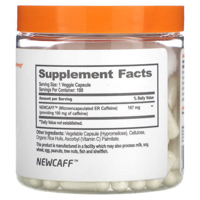 The Genius Brand, Genius Caffeine`` 100 растительных капсул The Genius Brand, Genius Caffeine`` 100 растительных капсул