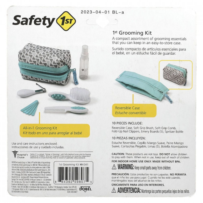 Safety 1st, 1st Grooming Kit, 10 Piece Kit