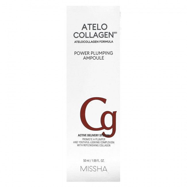 Missha, Atelo Collagen 500, ампула для увеличения объема, 50 мл (1,69 жидк. Унции) Missha, Atelo Collagen 500, ампула для увеличения объема, 50 мл (1,69 жидк. Унции)