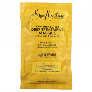 SheaMoisture, Raw Shea Butter, Moisture Recovery Treatment Masque with Seal Kelp & Argan Oil, 2 fl oz (59 ml) SheaMoisture, Raw Shea Butter, Moisture Recovery Treatment Masque with Seal Kelp & Argan Oil, 2 fl oz (59 ml)