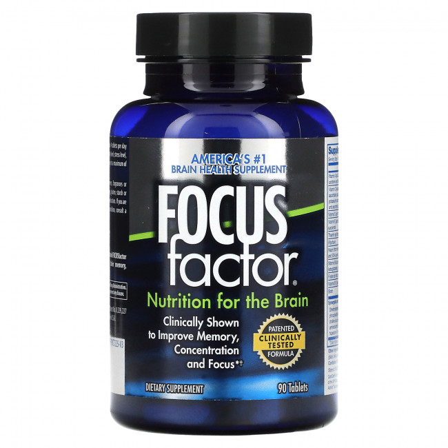 Focus Factor, Питание для мозга, 90 таблеток Focus Factor, Питание для мозга, 90 таблеток
