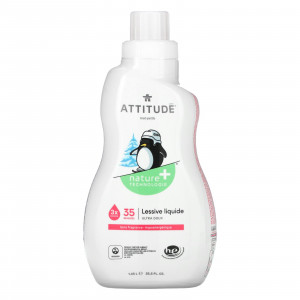 ATTITUDE, Little One, средство для стирки детских вещей, без отдушки, 1,05 л (35,5 жидк. унций)