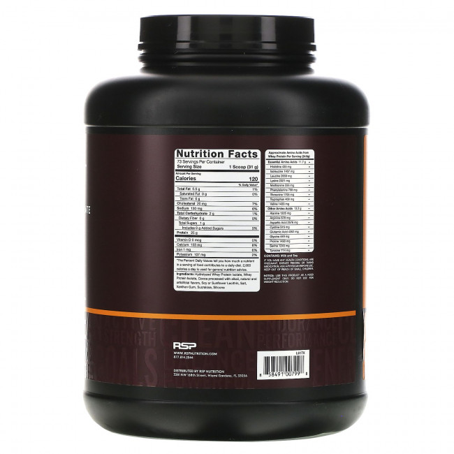 RSP Nutrition, IsoLean, гидролизованный изолят сывороточного протеина, EAA и BCAA, шоколад, 2268 г (5 фунтов) RSP Nutrition, IsoLean, гидролизованный изолят сывороточного протеина, EAA и BCAA, шоколад, 2268 г (5 фунтов)