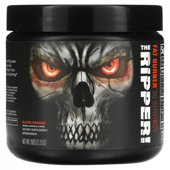 JNX Sports, The Ripper, жиросжигающая добавка, красный апельсин, 150 г JNX Sports, The Ripper, жиросжигающая добавка, красный апельсин, 150 г